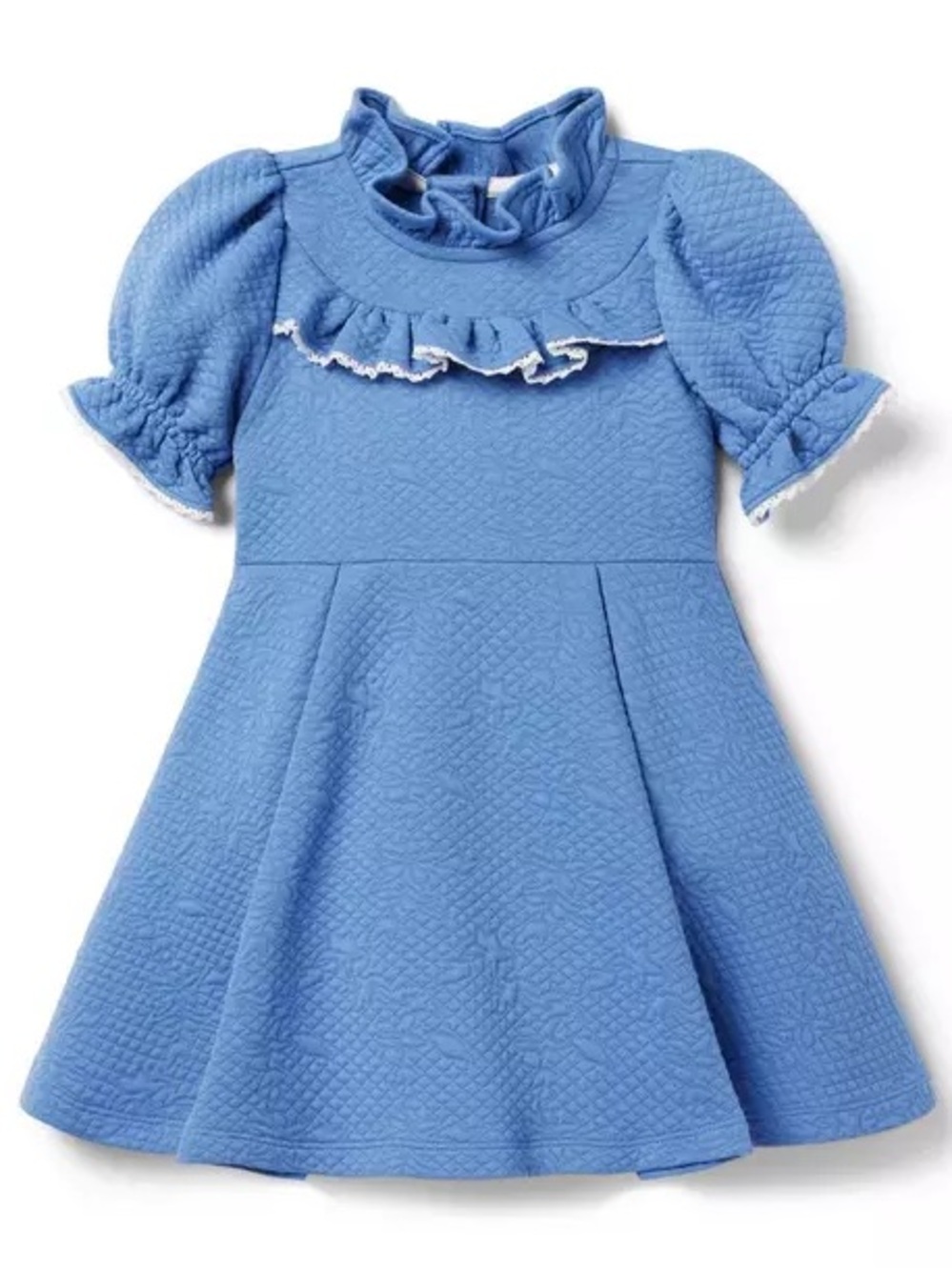 Jamie & Jack Blue Jacquard fabric Dress